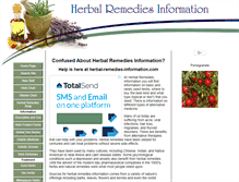 Tablet Screenshot of herbal-remedies-information.com